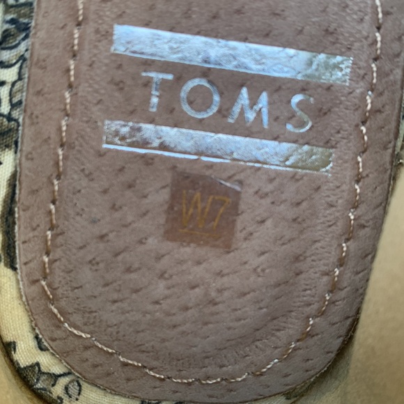 Toms Burlap Alessandra Vegan Classics Ballet Flat Size 7 - Picture 4 of 10